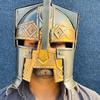 Medieval Moria Dwarves Helmet  Cosplay, LARP Armor Helmet Ideal Role Play  Costume Best Gift for Him.