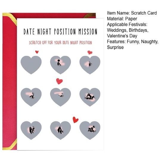 Скретч-карта для пар. Постер на свидание. Поза любви. Подарки на годовщину и день святого Валентина для парня или девушки.