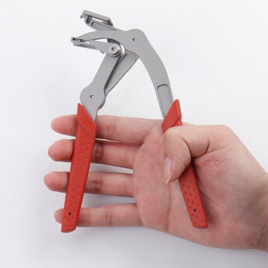 Автомобильные плоскогубцы для снятия декоративных панелей, пружинные, из нержавеющей стали, с нескользящей рукояткой, многофункциональный инструмент для снятия крепежа с интерьера и экстерьера автомобиля