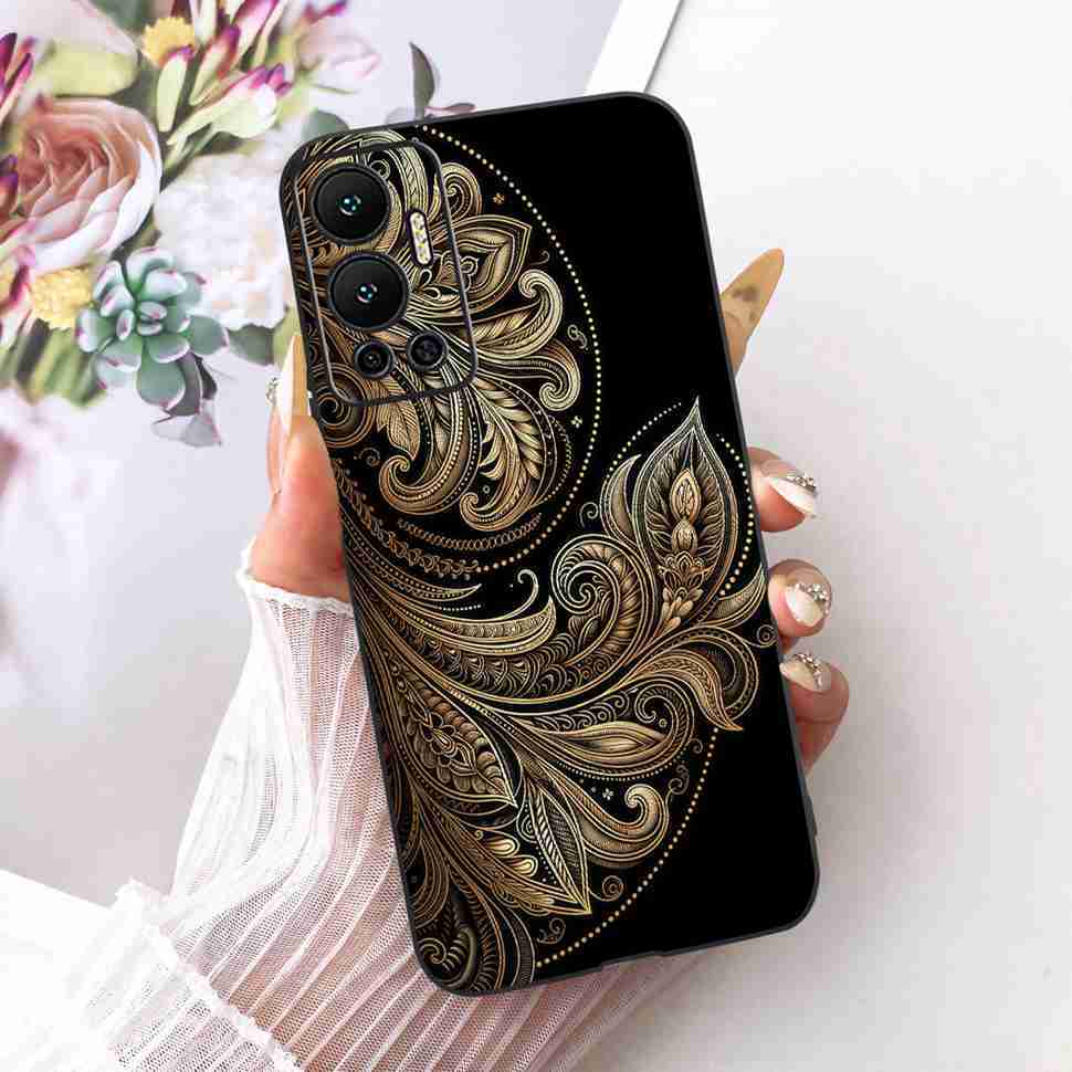 For Infinix Hot 12 Case Nice Butterfly Back Cover Phone Case Soft TPU Silicone Coque Cases For Infinix Hot12 Hot 12 Bumper