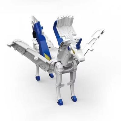 Tianyi Magic Pegasus Unicorn Магнитное поглощение, столкновение, деформация, автомобиль, робот, дети, мальчики и девочки, игрушка в подарок