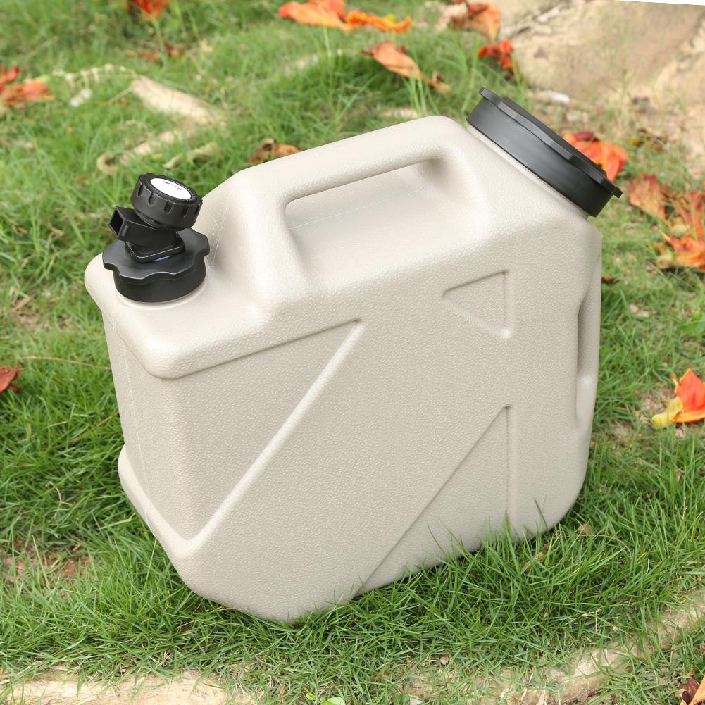 Уличный бак для воды 10 л Ведро для кемпинга Хранение воды Портативный Большая вместимость со съемным краном Без протечек Оборудование для кемпинга