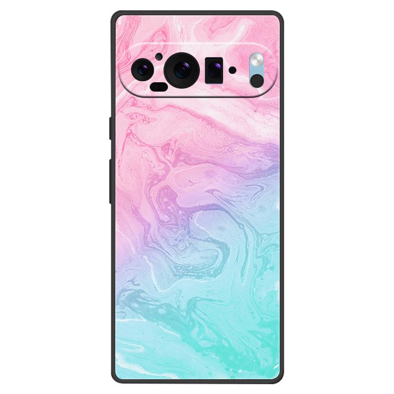 For Google Pixel 9 Pro XL Case Silicone Luxury Space Soft Bumper for Pixel 9 9Pro 9ProXL 5G Phone Cover TPU Funda Fashion Bag