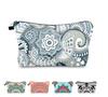Cosmetic Bag Makeup Bag Waterproof Travel Toiletry Pouch Bag with Mandala Flowers Design