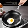 316 Stainless Steel Pan Honeycomb Non-stick Home Steak Pan Fried Egg Fish Pan Frying Pan Cookware  Wok Pan  Cast Iron Cookware