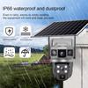 LS VISION Солнечная камера 4G SIM-карта WiFi беспроводная сеть 360 IP 8MP 4K HD CCTV батарея двойной объектив наружное умное домашнее видеонаблюдение