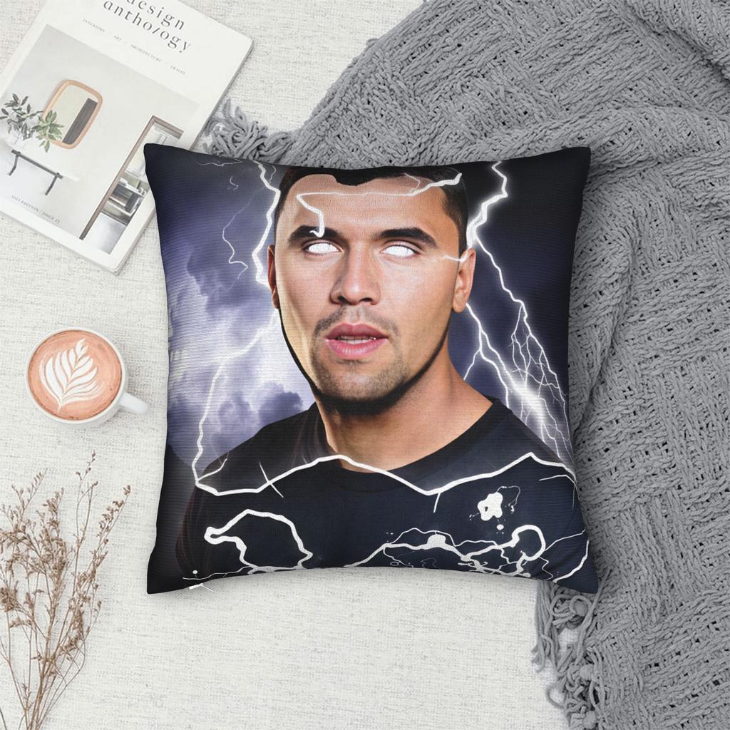 Pillow Case Charlie Kirk Funny Print  Pillow Cover For Office Car Home Decor Kawaii Pillowcases