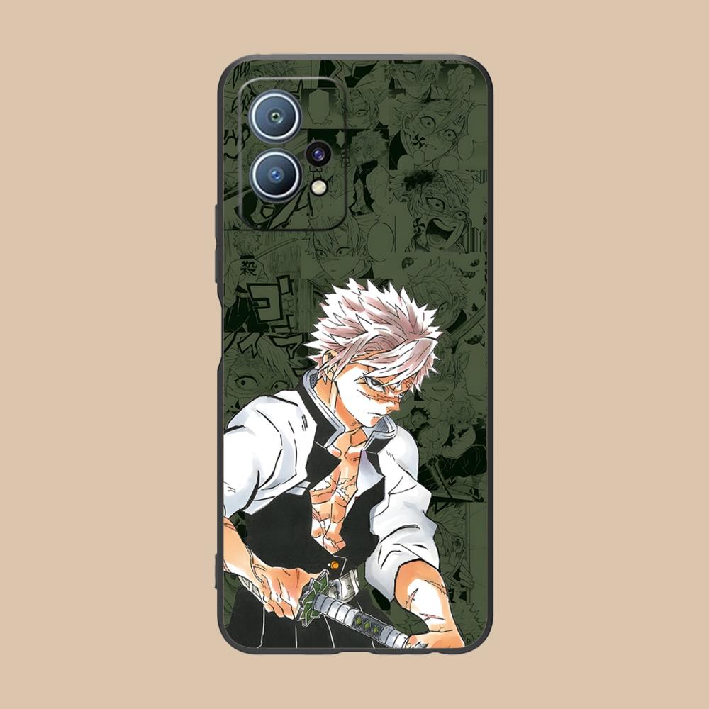 Demon Slayer Sanemi Phone Case for Huawei P60 P50 P40 P30 P20 P10 P9 P8 Pro Lite Plus Colour Printing Protective Pretty Luxury