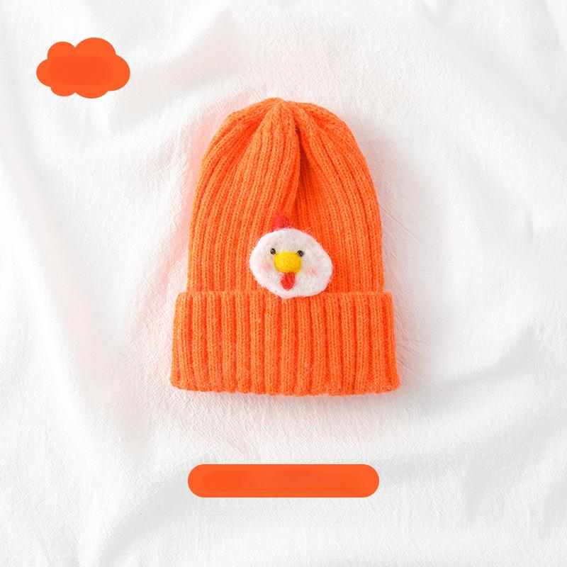 Warm Kid Hat Fashion Kawaii Cartoon Bear Crochet Bonnet Beanie for Toddler Boy Girl Autumn Winter Knit Solid Color Cap for Baby
