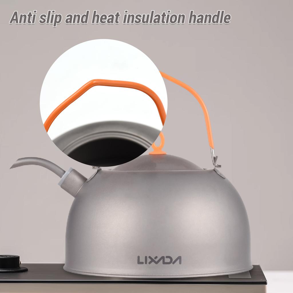 Маленький чайник с горячей водой 0,5 л с кофейником, легкий носик для кемпинга, пешего туризма, альпинизма