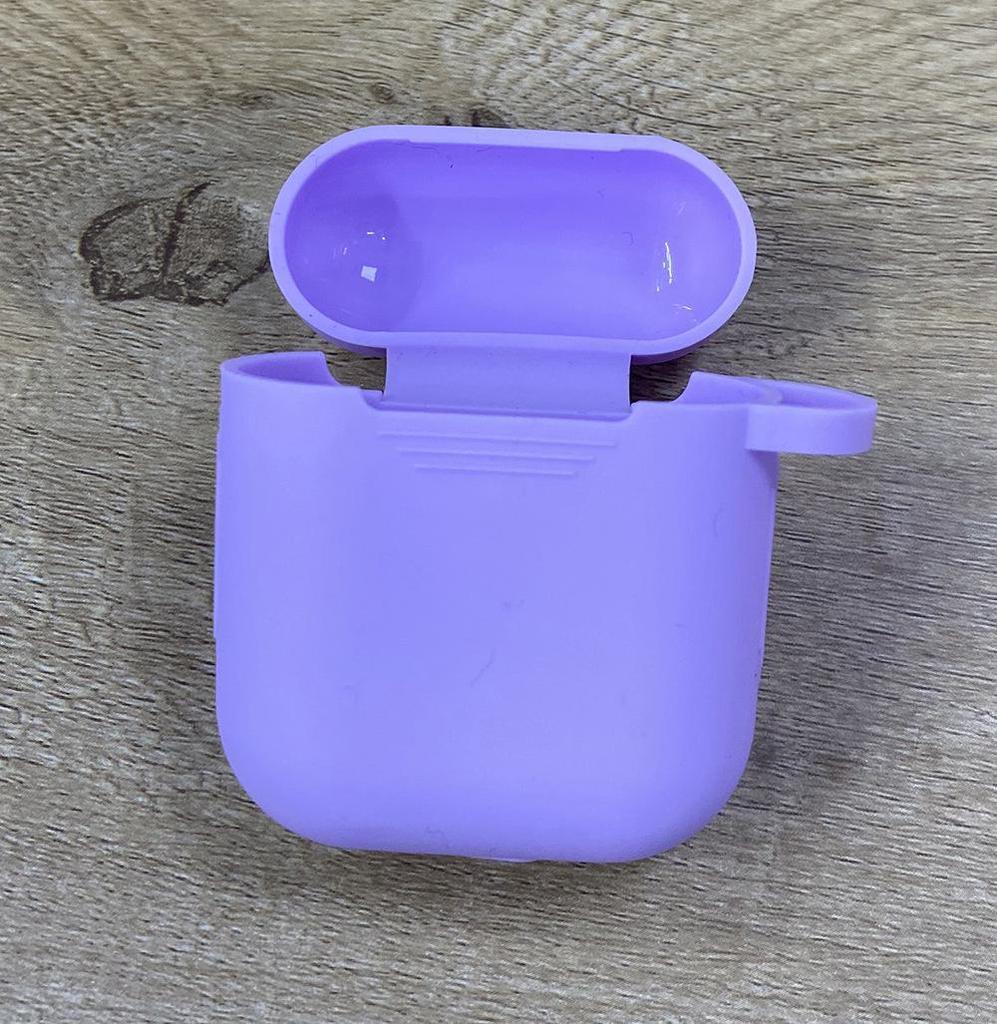 Радужный силиконовый защитный чехол для AirPods 3 с крючком