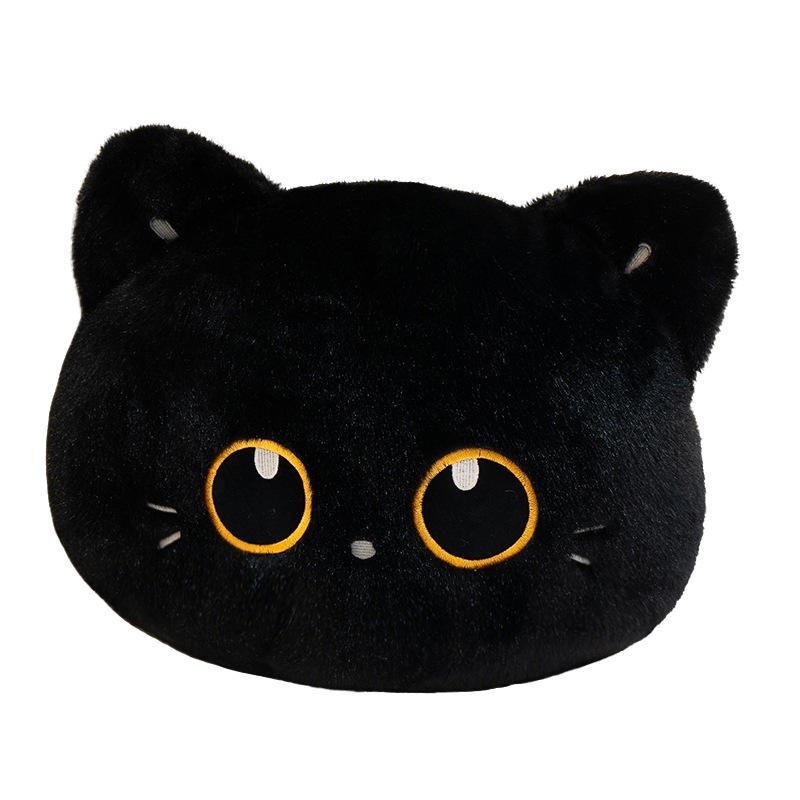 Cute Calico Cat Pillow Plush Toy Long Body Stuffed Animal Doll Cushion for Kids Birthday Gift