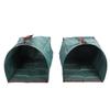 Yard Waste Bag 200L Large Capacity Semicircle Shape Dustpan Type Rain Proof Multifunctional Leaf Collector Bag with