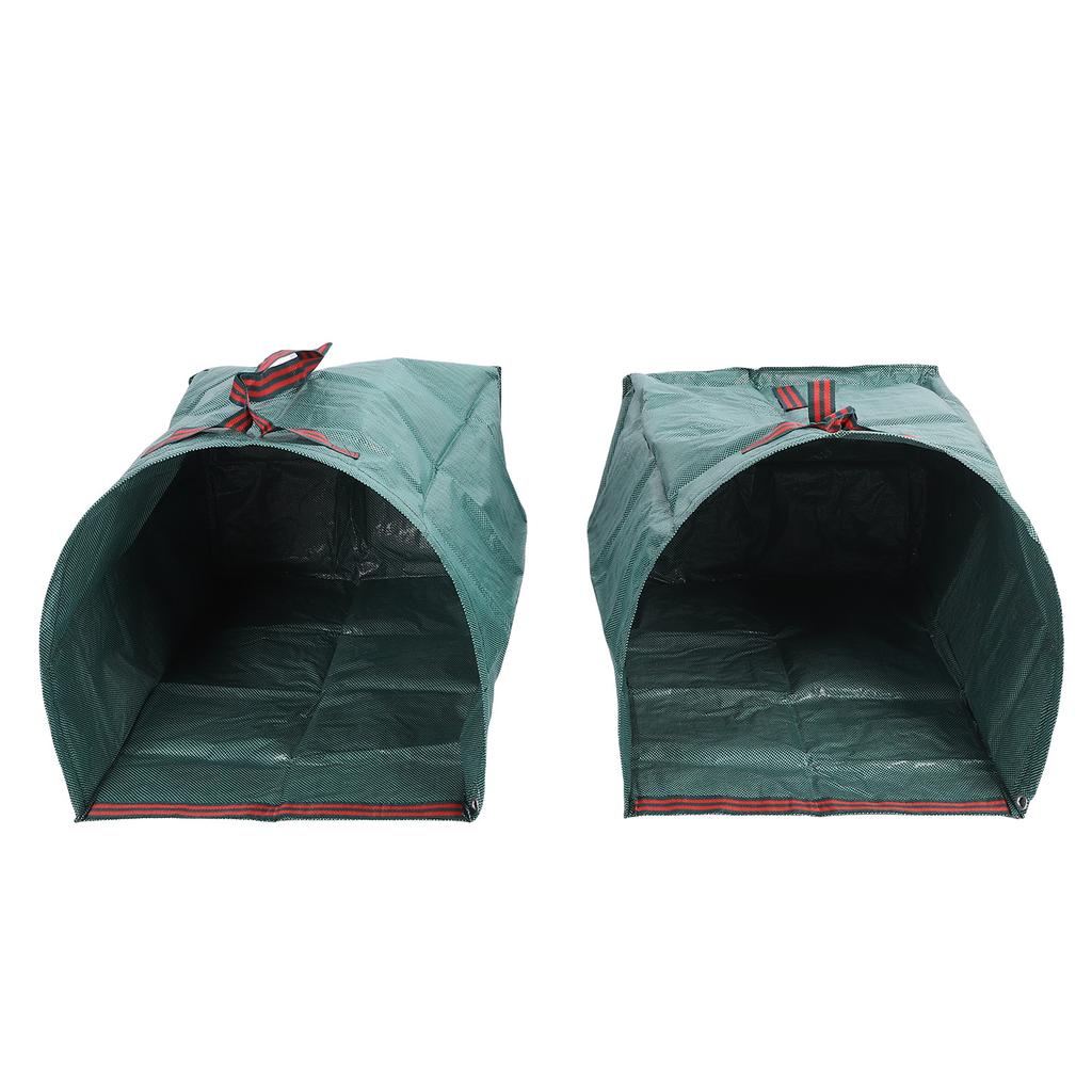 Yard Waste Bag 200L Large Capacity Semicircle Shape Dustpan Type Rain Proof Multifunctional Leaf Collector Bag with
