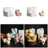 Silicone Squirrel Candle Base Mold Crafting Silicone Mold Silicone Texture for Home Decoration and Holiday Gift Making