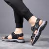 Fashion Genuine Leather Men's Sandals Fashion Summer Outdoor Hiking Trekking Shoes for Men Beach Slippers Breathable Casual Sneakers