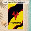 Beach TowelWatford FC Custom Name Text Personalized Soft Towel for Beach Pool Indoor Home Decor Gift