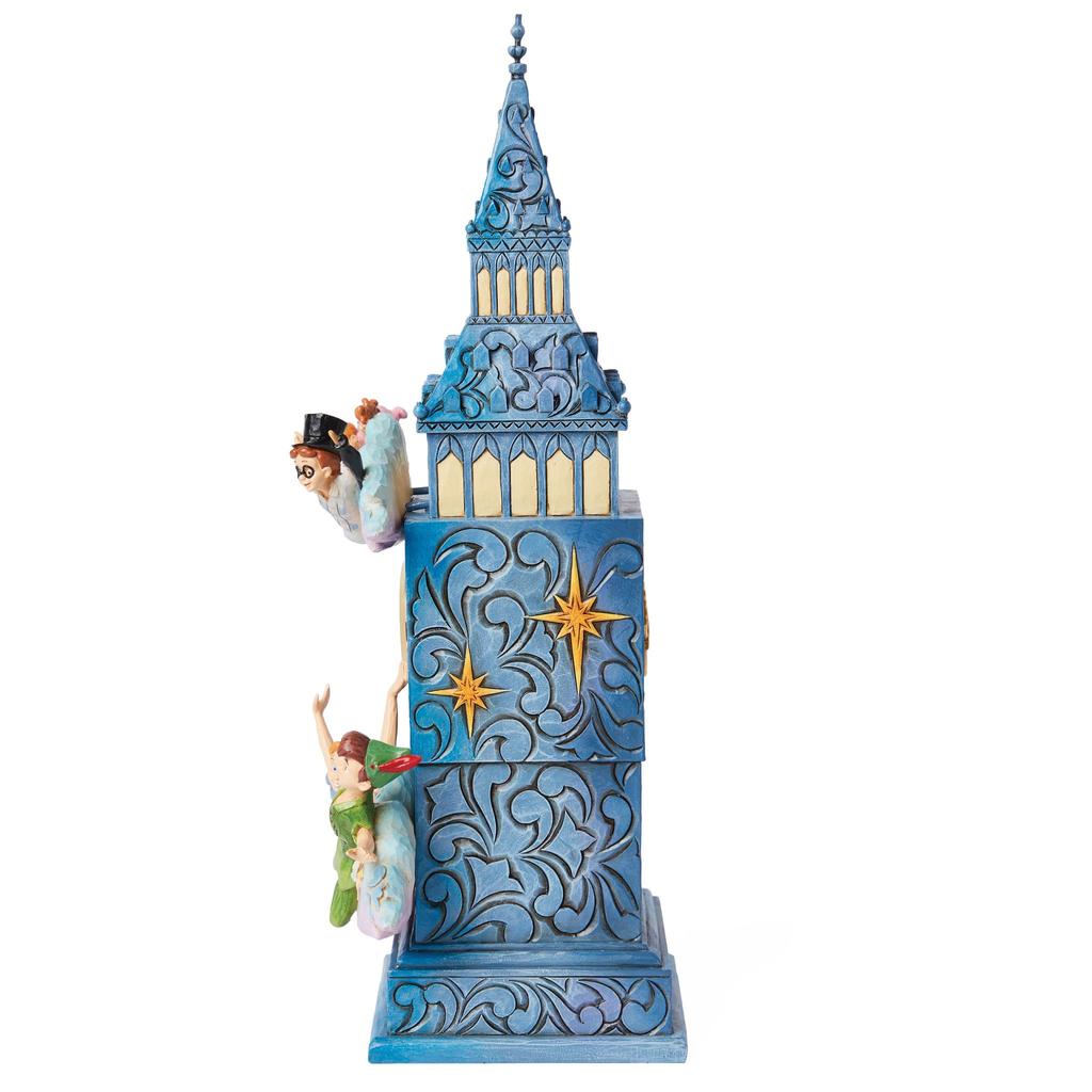 Enesco Disney Traditions Jim Shore 6015025 Peter Pan Big Ben Figural Clock - Authentic Global Edition