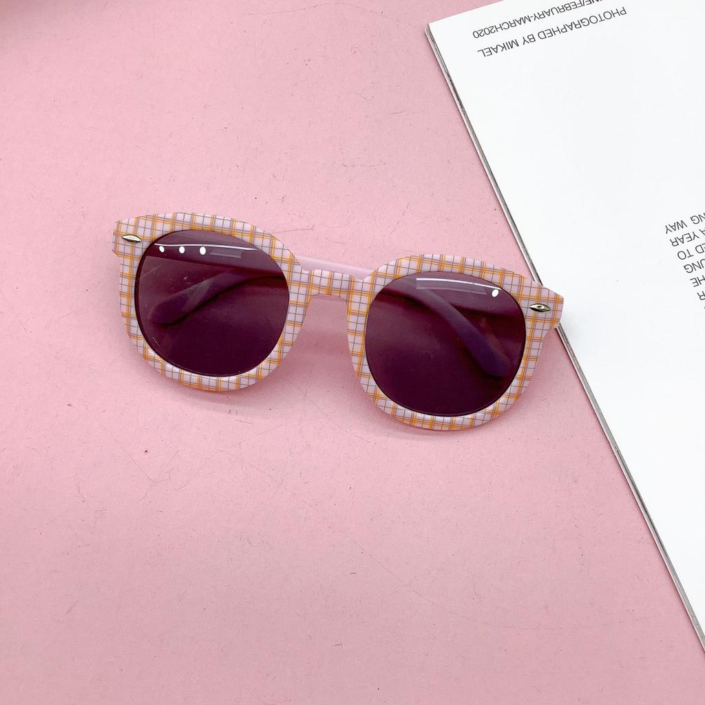 Модные детские солнцезащитные очки с цветочной сумкой в маленькой оправе, персонализированные солнцезащитные очки с защитой от ультрафиолета, трендовые очки