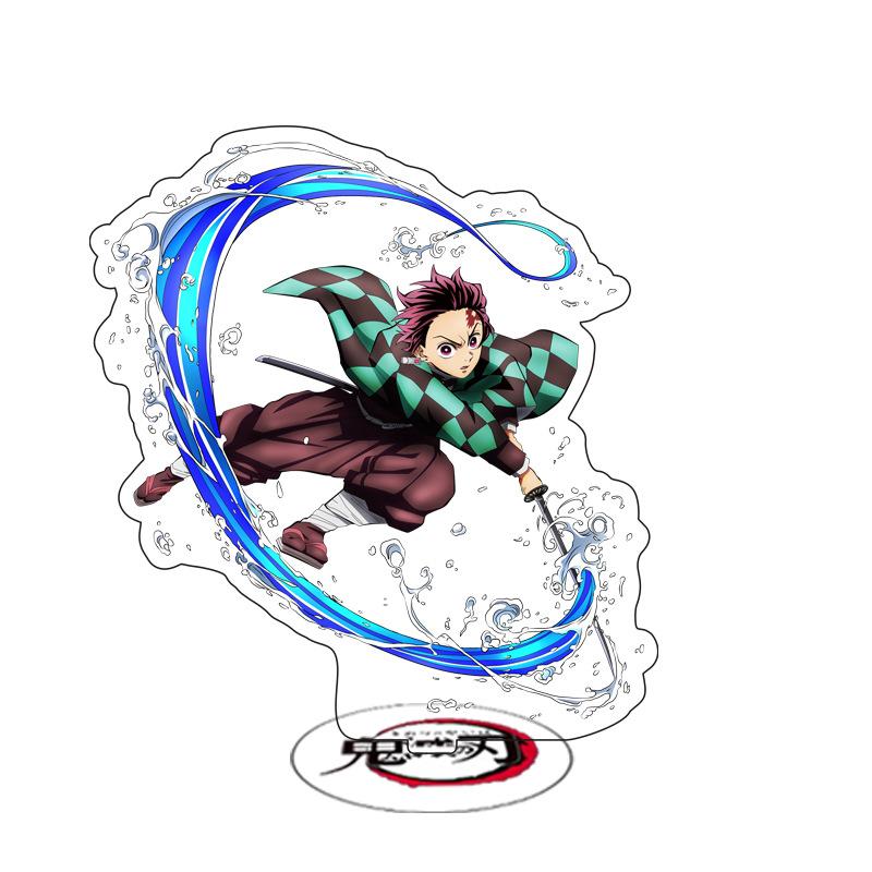 Акриловая подставка Аниме Клинок, рассекающий демонов Kimetsu No Yaiba Камадо Танджиро Столпы Гию Фигурка Действия Модель Игрушка для Стола