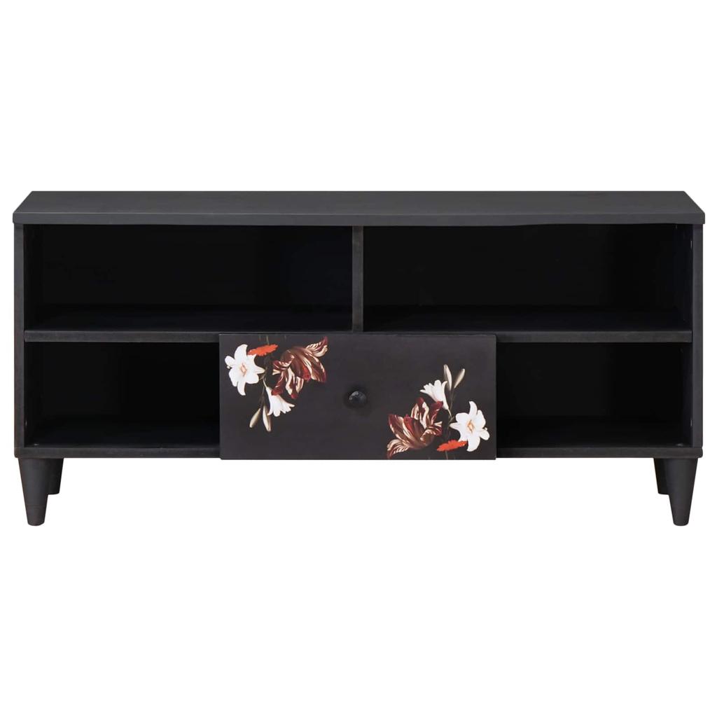 Storage Cabinet Multicolored 100 x 33.5 x 46 cm Solid Mango Wood