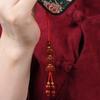 Брелок для телефона и машины «Мирный лотос» - Подвеска из имитации киновари, подарок для мужчин и женщин