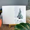 1/20Pcs Christmas Cards with Envelopes Watercolor Design Merry Christmas Greeting Cards Holiday New