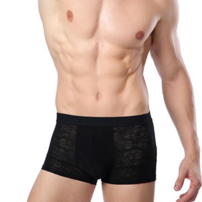 Летние Удобные Сексуальные Мягкие Геи Трусы Шорты Марлевые Брифы Дизайнерские Мужские С Низкой Посадкой Прохладные Ажурные Мужские Дышащие Аксессуары