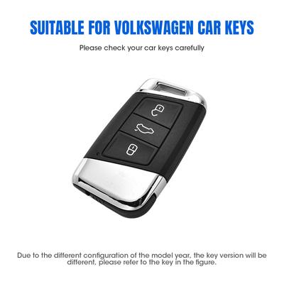 Чехол для автомобильного ключа из ТПУ, чехол-брелок для Volkswagen Passat B8 CC Arteon Magotan GTE Skoda Fabia Superb A7 Tiguan Kodiaq MK2