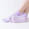 Women Spring and Autumn Yoga Dance Pilates Non Slip Five Finger Socks