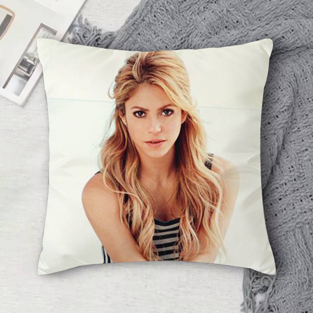 SShakira Doublesided Printed Square Decorative Cushion Cover for Sofa Living Room Home Decor
