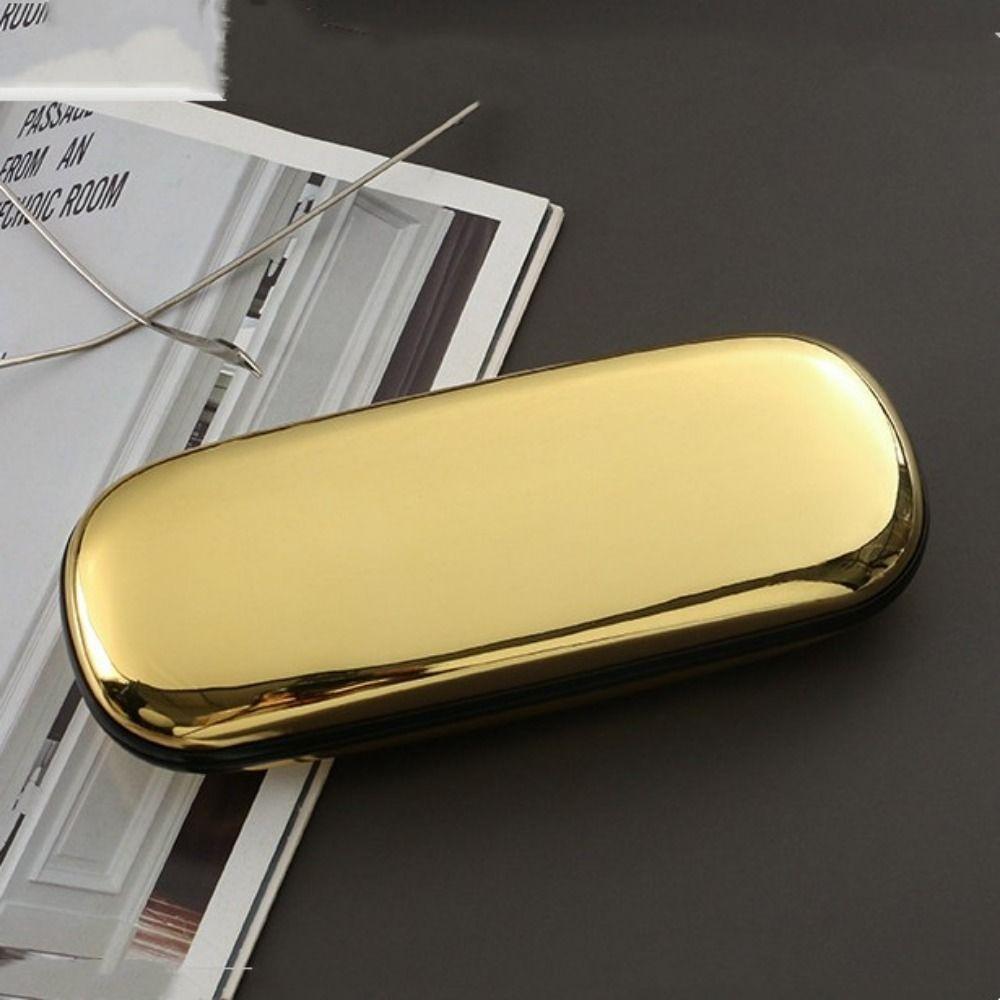 Мода Женщины Металлическая Коробка для Миопии Футляр для Очков Коробка для Очков Футляр для Очков