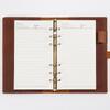 2024 High Quality Handmade Genuine Leather Notebook Journals Vintage 100g Dowling Paper Loose-Leaf Design