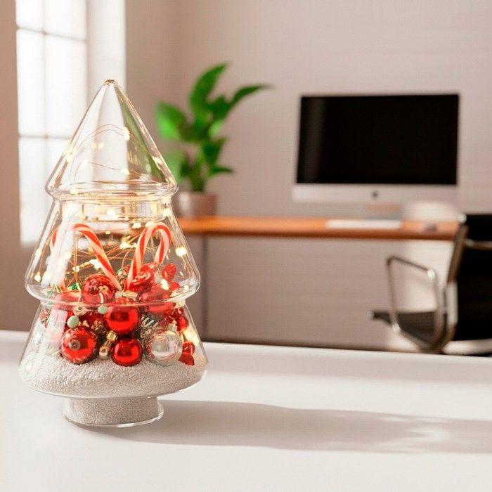 Récipient en verre - SPRINGOS - Boîte à chocolats - 23 cm - Transparent - Décoratif