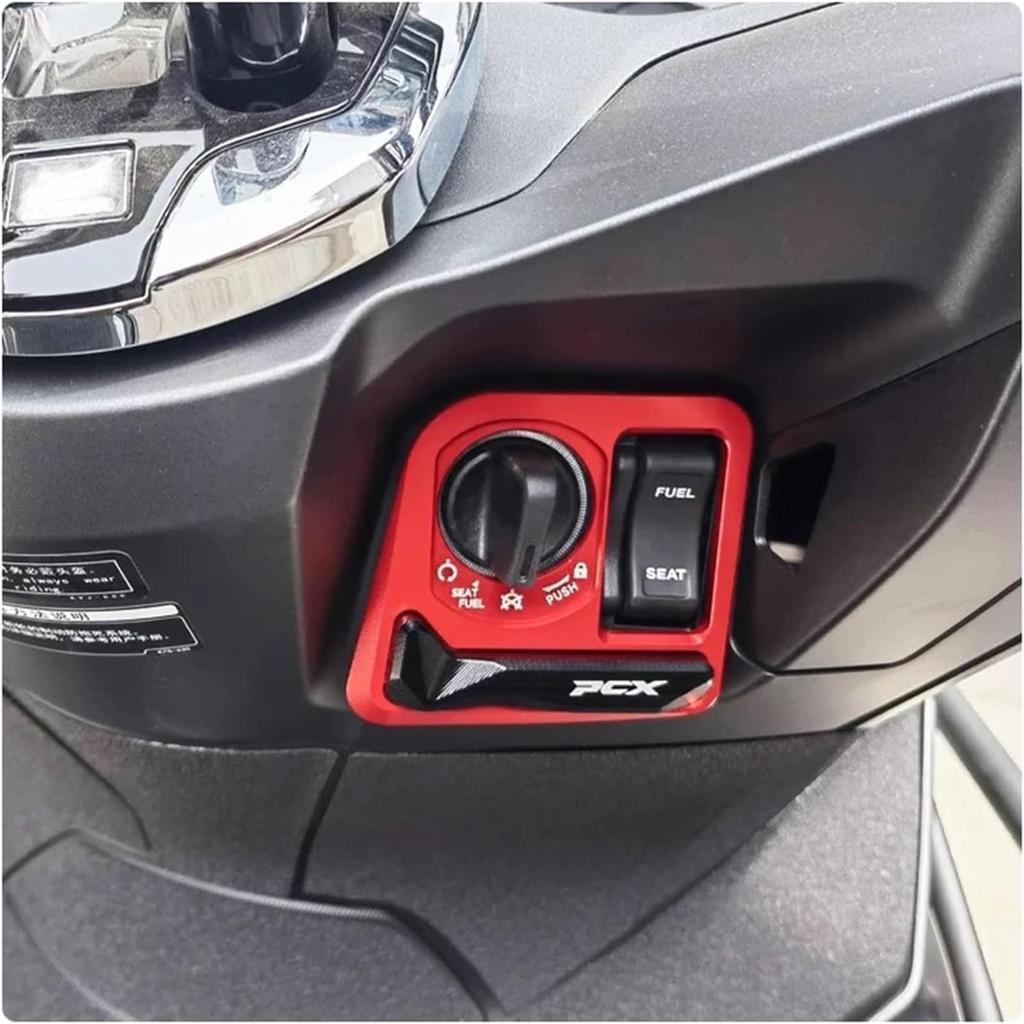 Крышка цилиндра замка Kemy для PCX125 PCX160 Крышка переключателя Алюминиевая Smart