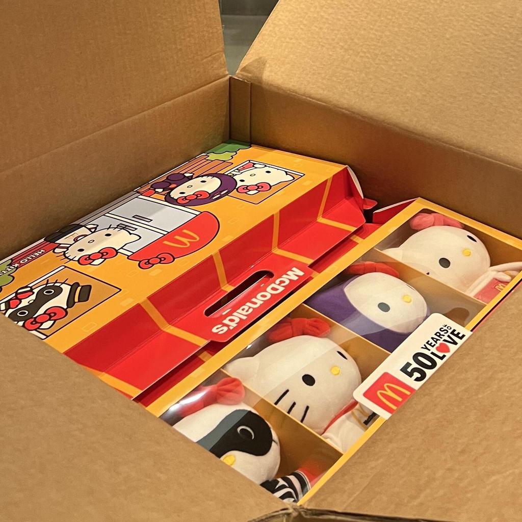 Оригинальная плюшевая игрушка Hello Kitty, выпущенная к 50-летию McDonald's — лимитированная серия, подарок на день рождения.