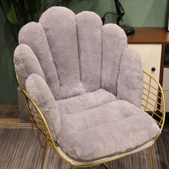 Подушка для поясницы, ультрамягкая утолщенная подушка для украшения дома, полузакрытая мультяшная плюшевая подушка для обеденного стула, коврик для массажа спины для офиса