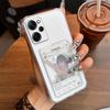 Прозрачный противоударный чехол для Xiaomi POCO X5 Pro 5G с держателем для карт
