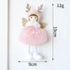 Sitting Elf Doll Angel Pendant Cute Little Girl Christmas Tree Ornaments Hanging Decorations Kids Children Day Gift