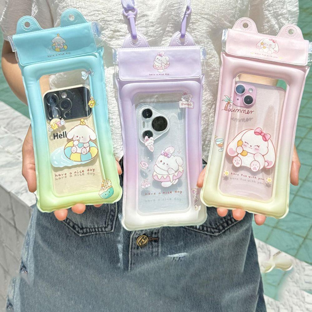 Sealed Phone Protector Pouch Floating Swimming Storage Bag Cute Waterproof Phone Bag Summer