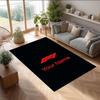 F1 Crystal Velvet Rug, Custom Name Text Personalized Non‑Slip Floor Mat for Home Decor Gift
