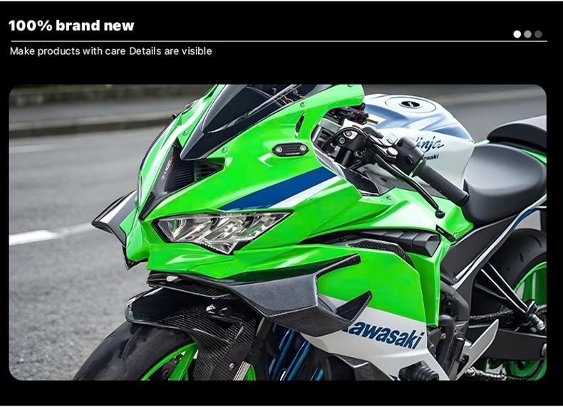 Дефлектор ветрового стекла, боковые накладки на обтекатель для мотоциклов Kawasaki ZX-25RSE, ZX-4R, ZX-4RR (2021-2025)