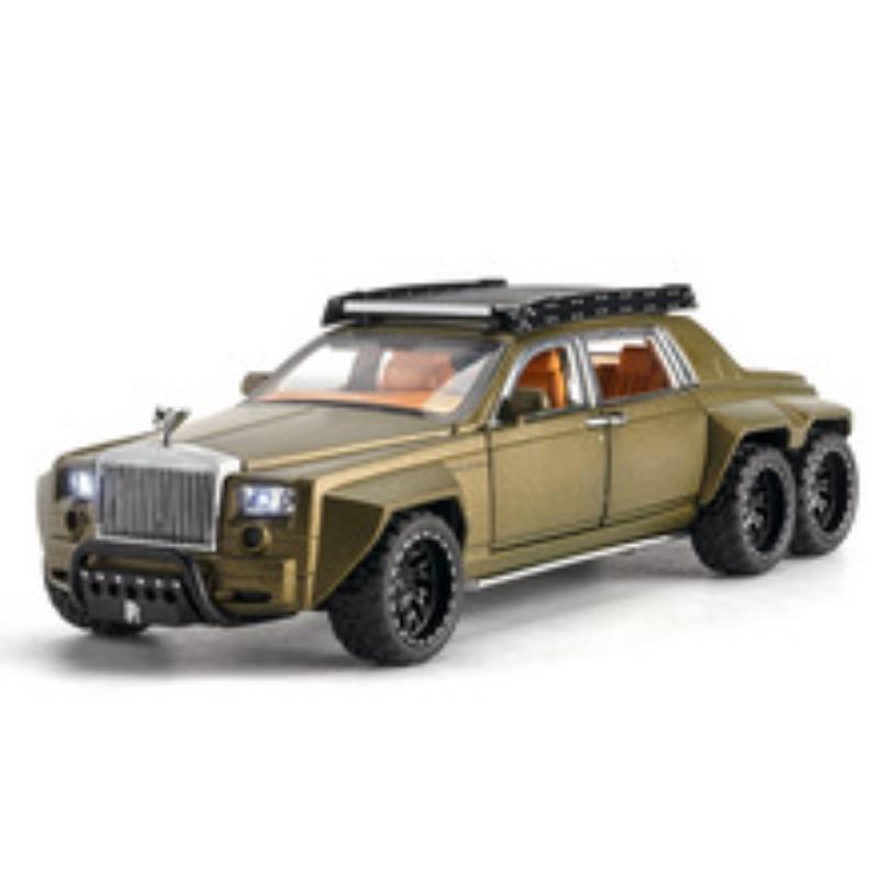 Литая модель автомобиля Rolls-Royce Phantom 6x6 Alloy Pickup 1/32 - Звук и свет в подарок