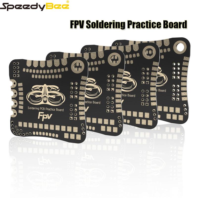 4PCS Welding Exercise Plate Fpv Soldering Pcb Practice Board Rc Fpv Flight Controller Fc Esc Vtx Drone Quadcopter