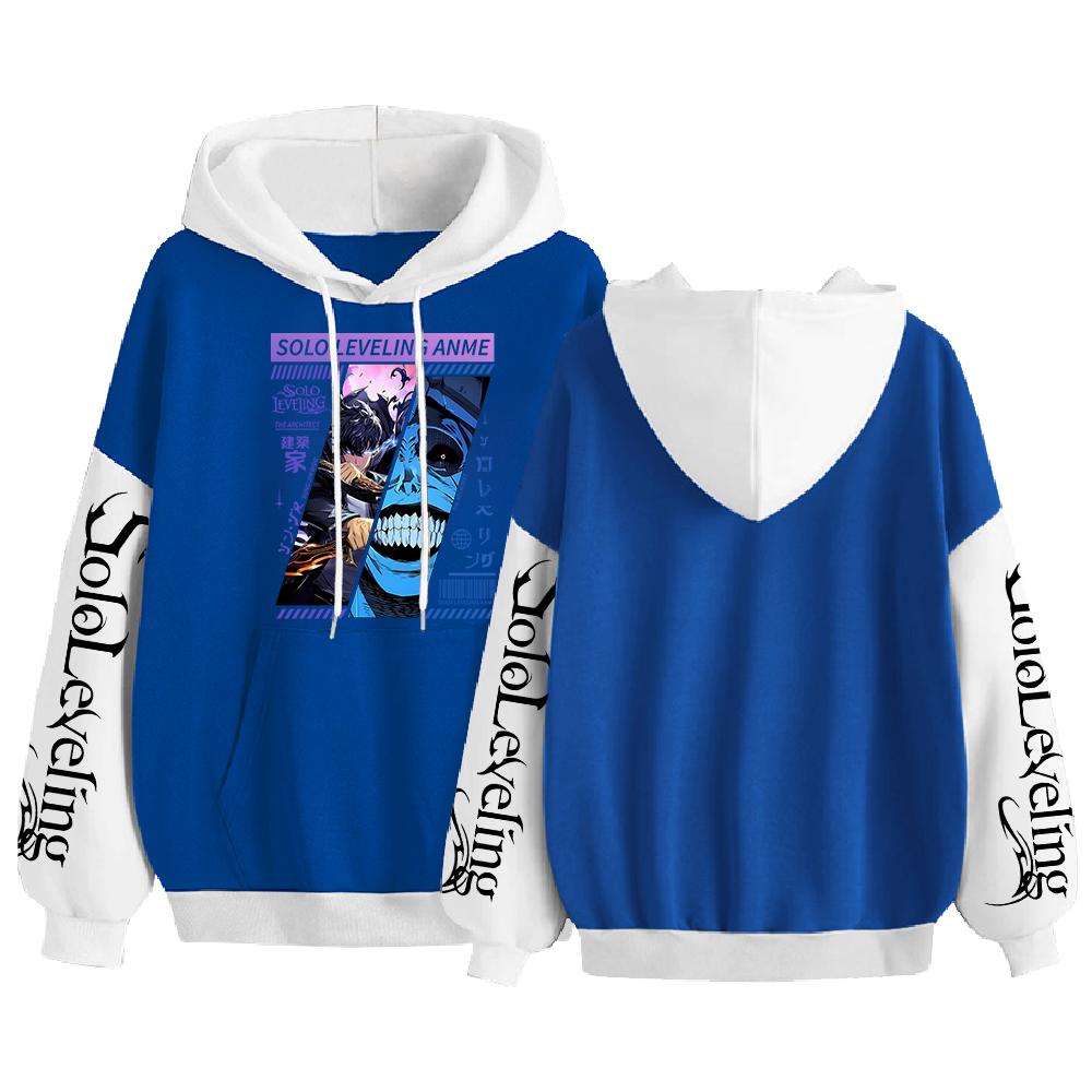 Худи с графическим принтом Сон Джин У Аниме Поднятие уровня в одиночку Одежда Мужская Женская Толстовки Повседневная Свободная Толстовка Уличная одежда Харадзюку