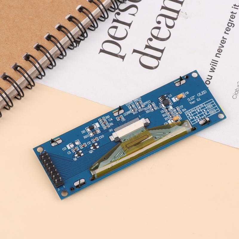 3.12-дюймовый модуль OLED-дисплея SSD1322 256x64 для Arduino STM32 SPI I2C-интерфейс с предварительно припаянным штыревым разъемом