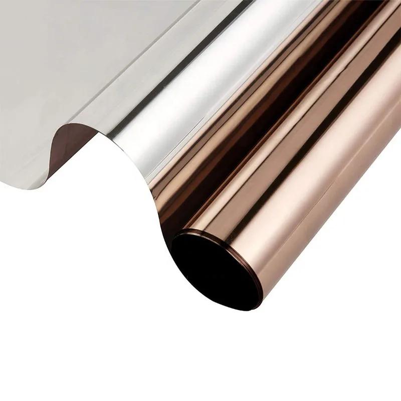 Полностью затемняющая самоклеящаяся пленка для окон, белая зеркальная непрозрачная защитная наклейка для стекла для ванной комнаты, кухни, виниловая наклейка 2 метра