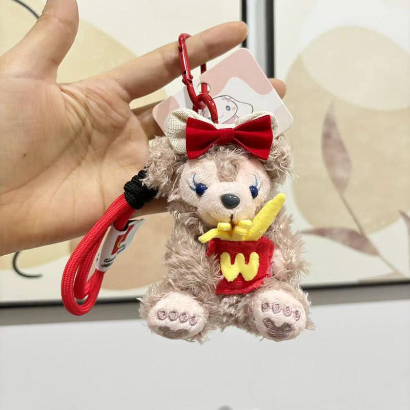 Adorable Fox Plush Doll Keychain For Girls Soft Pp Cotton Cute Stuffed Animal