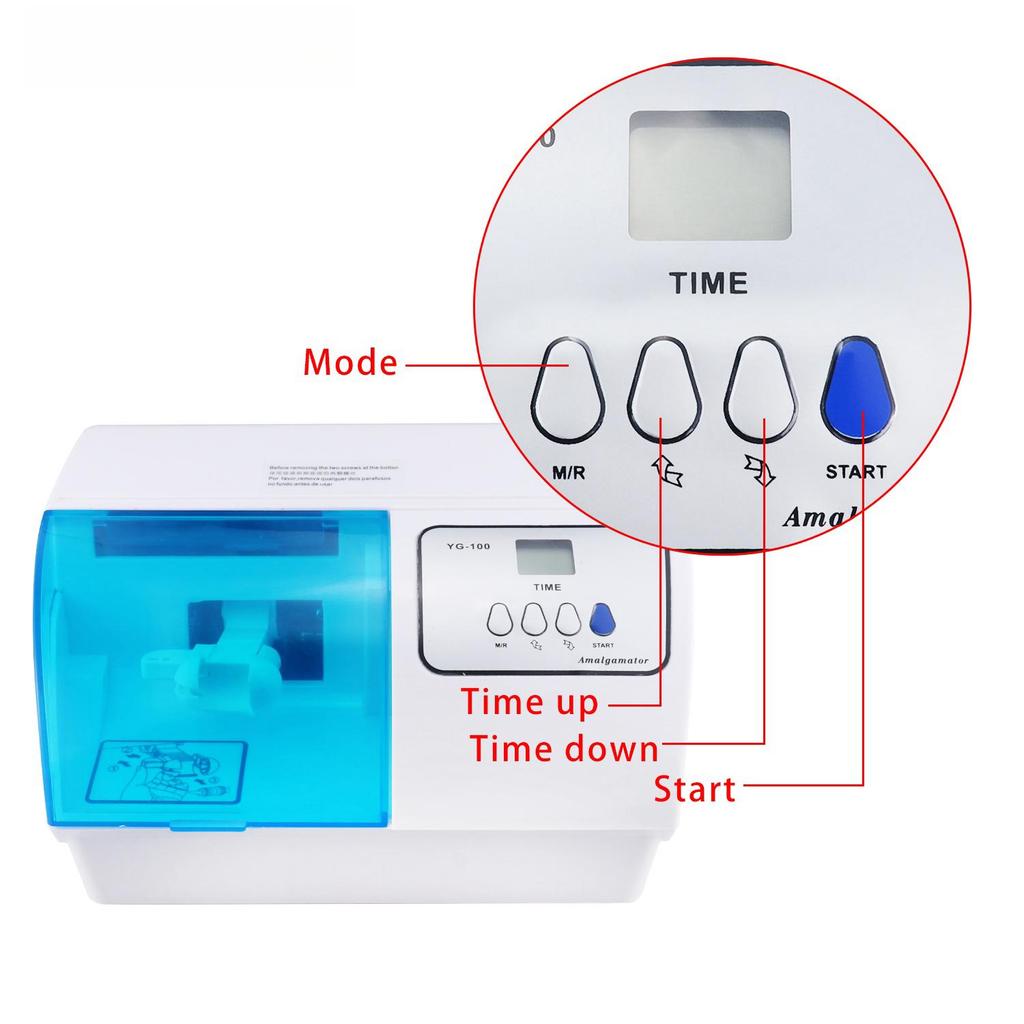 Стоматологический цифровой амальгаматор, амальгамосмеситель для капсульного смешивания, 4350 об/мин, лабораторный амальгамосмеситель