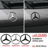 Car Sticker 2025 For Benz 9cm ABS Car Rear Decal Trunk Emblem Sticker For Mercedes Benz S320 W164 W203 W204 W168 C180 E320 A200 